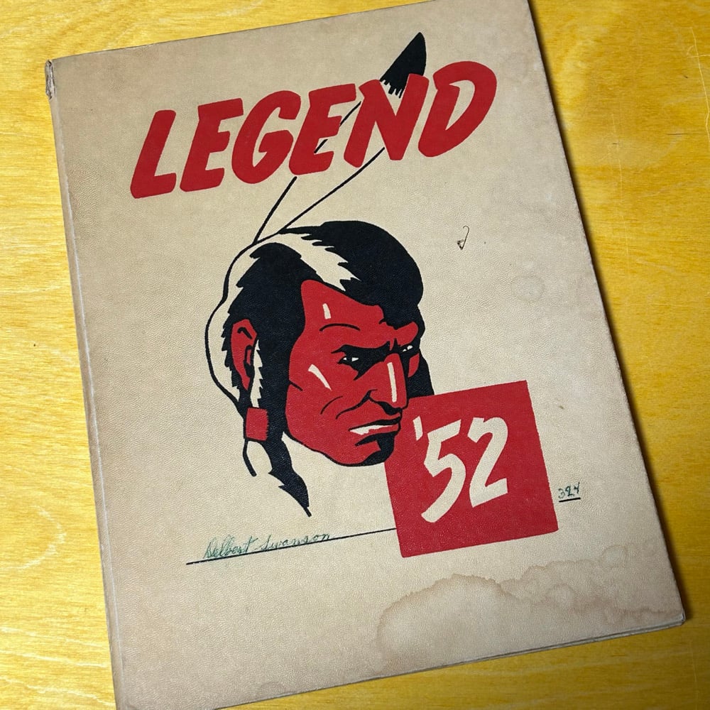 Original 1952 Phil Knight Freshman Cleveland High School Yearbook