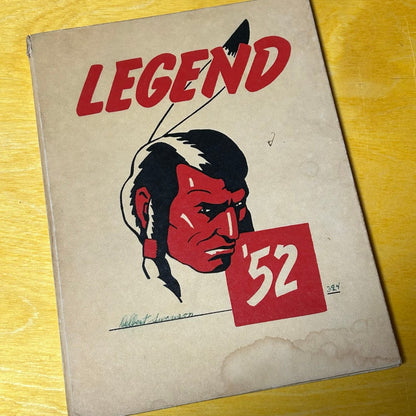 Original 1952 Phil Knight Freshman Cleveland High School Yearbook
