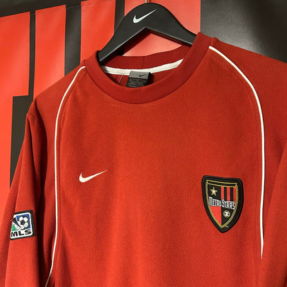 Awesome Original Early 2000s Metrostars MLS Therma-F.I.T. Crewneck