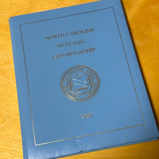 Rare Original 1982 UNC Championship Book