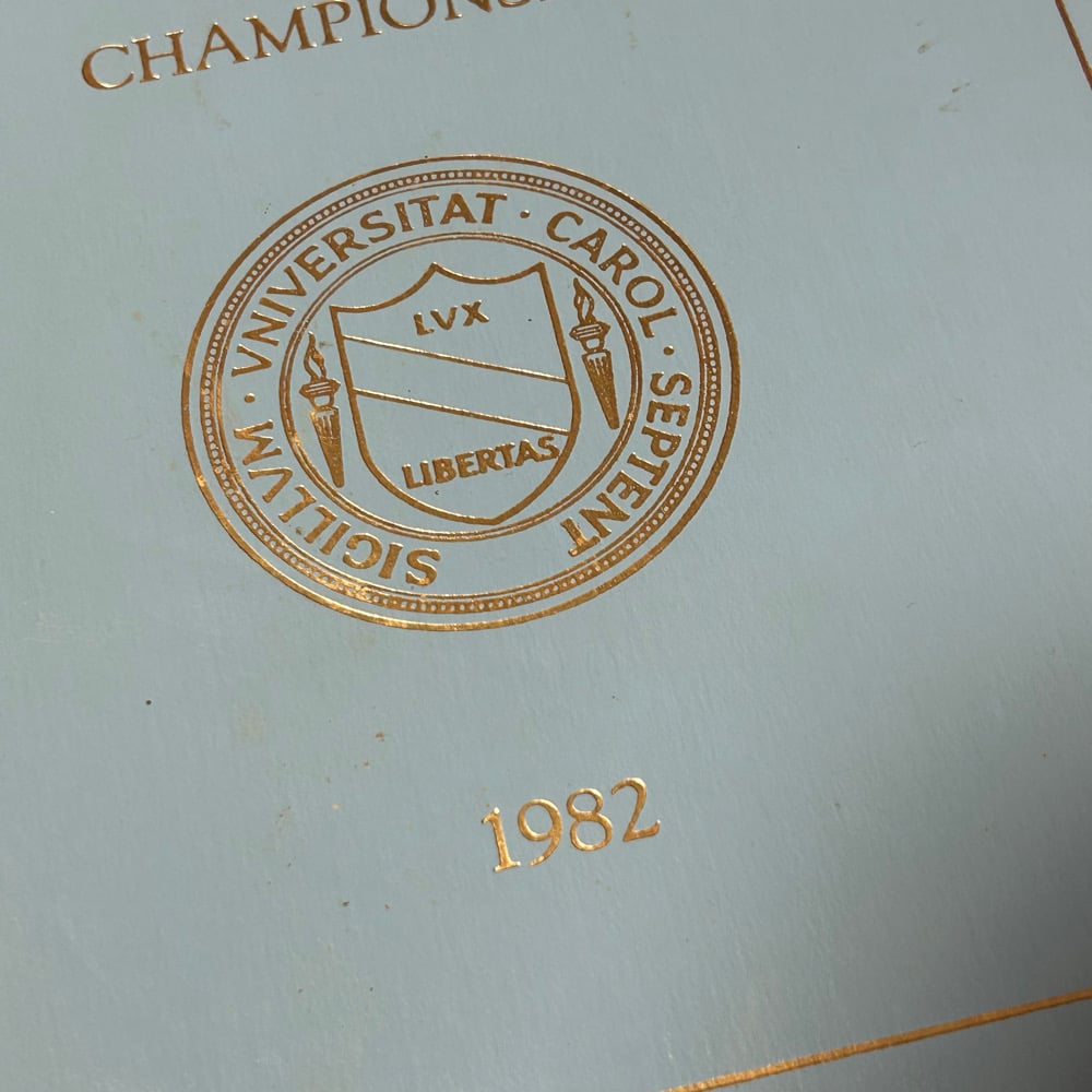 Rare Original 1982 UNC Championship Book