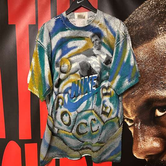 Nuts Brand New Original Early 90s AOP Soccer Sample Promo Tee