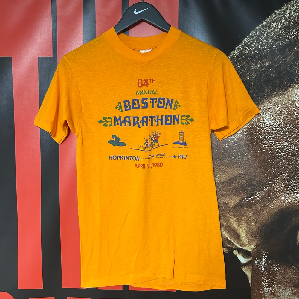 Rare Original Vintage Promotional 1984 Boston Marathon Tee