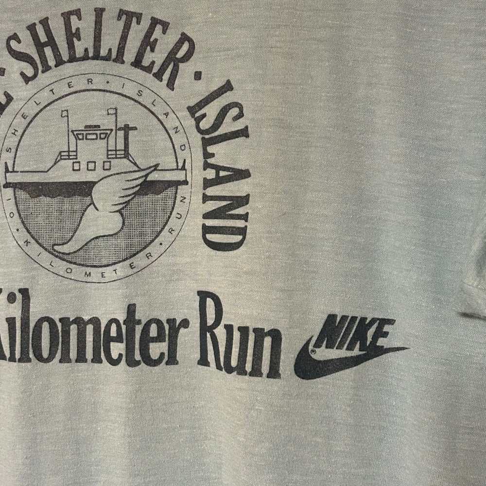 Rare Original Vintage Late 70s/Early 80s Shelter Island Marathon Tee