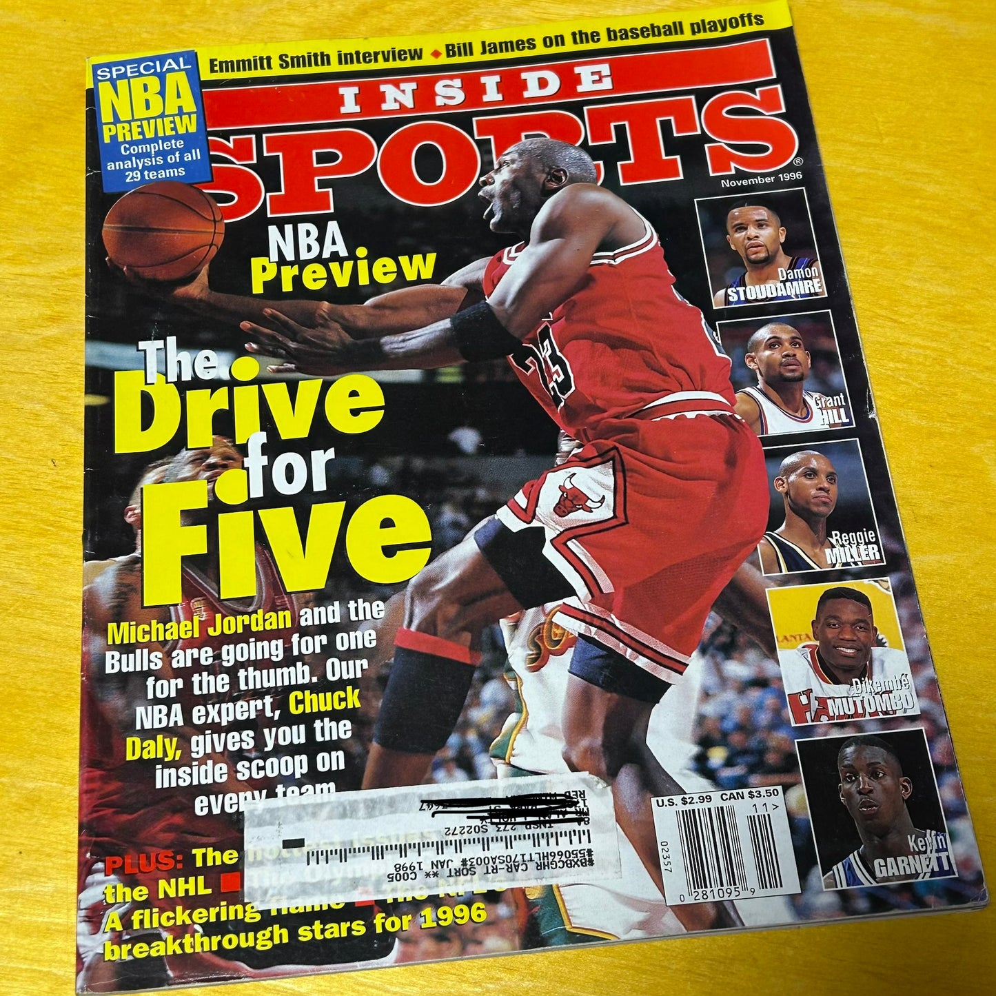 Original November 1996 Inside Sport Michael Jordan Issue