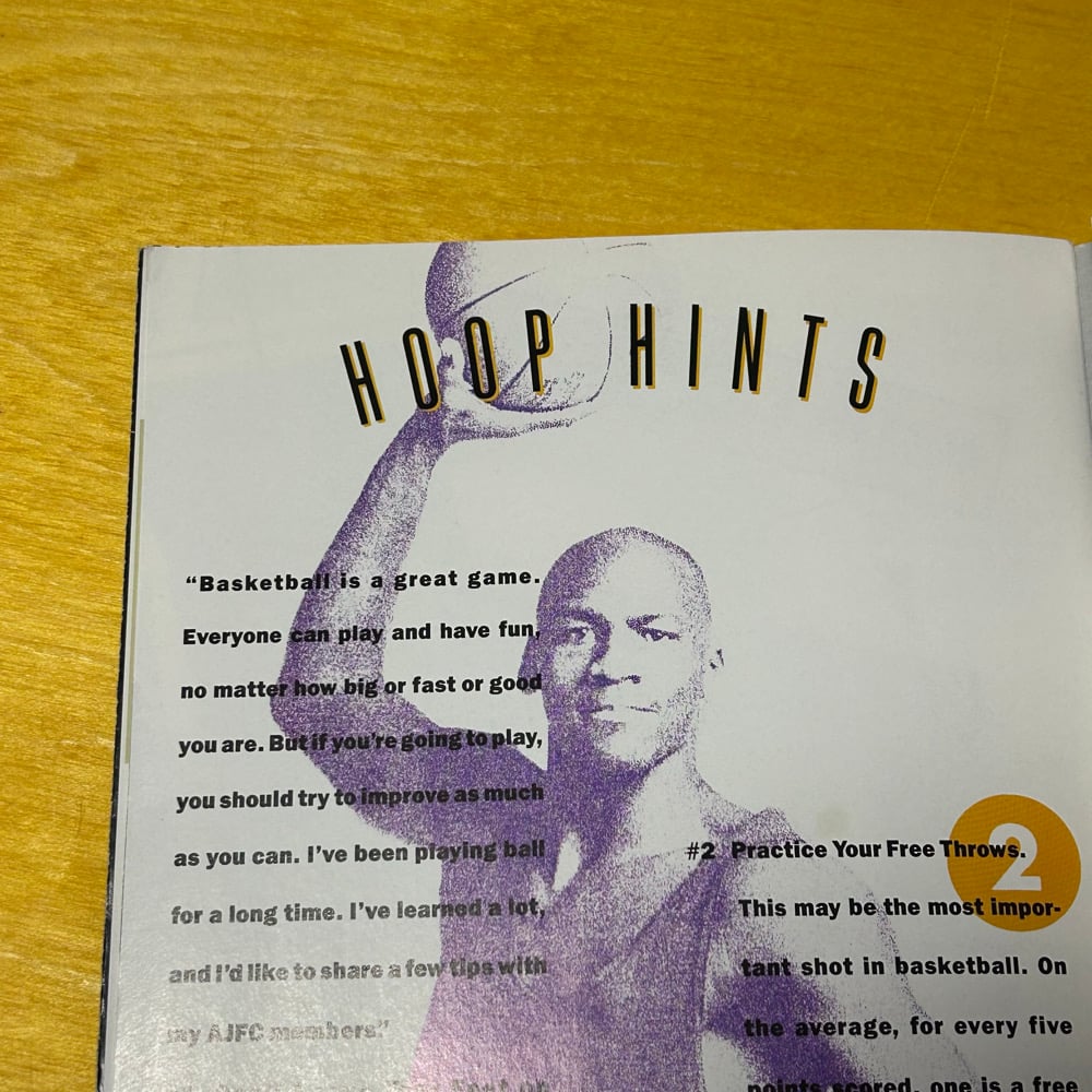 Rare Promotional 1991 "Flight Club" MJ Newsletter