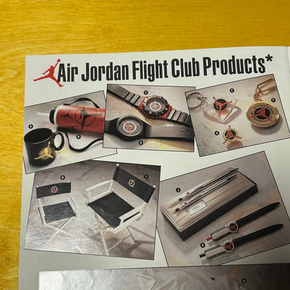 Rare Promotional Original October 1990 "Flight Club" MJ Newsletter