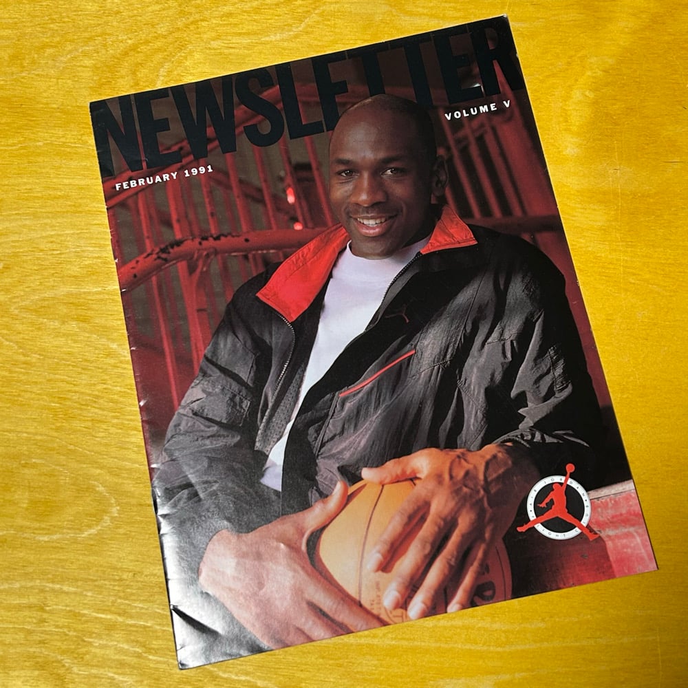 Rare Promotional Original 1991 February "Flight Club" MJ Newsletter