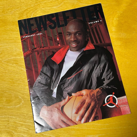 Rare Promotional Original 1991 February "Flight Club" MJ Newsletter