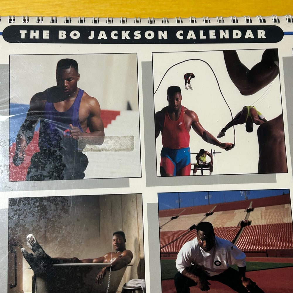 Rare Brand New Original 1992  Sealed Bo Jackson Sixteen Month Calendar