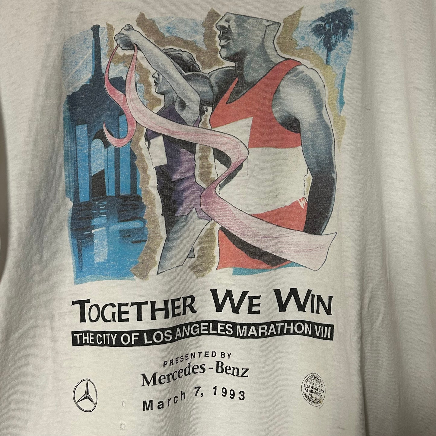 Grail Early 90s Los Angeles Marathon Mercedes Tee