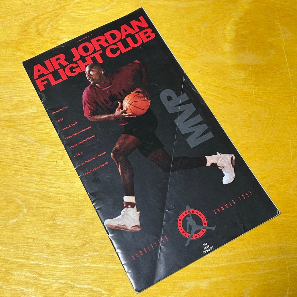 Rare Original Summer 1991 "Flight Club" MJ Promotional Newsletter
