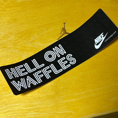 Rare Promotional Brand New Mid 2000s "Heritage" Waffles Bumper Sticker