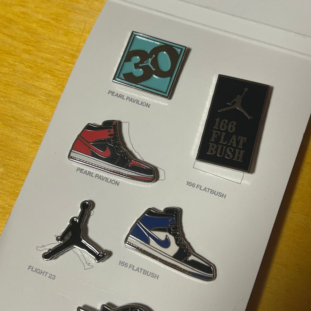 Rare Promotional 30 Years of Jordan Pin Set Brand New
