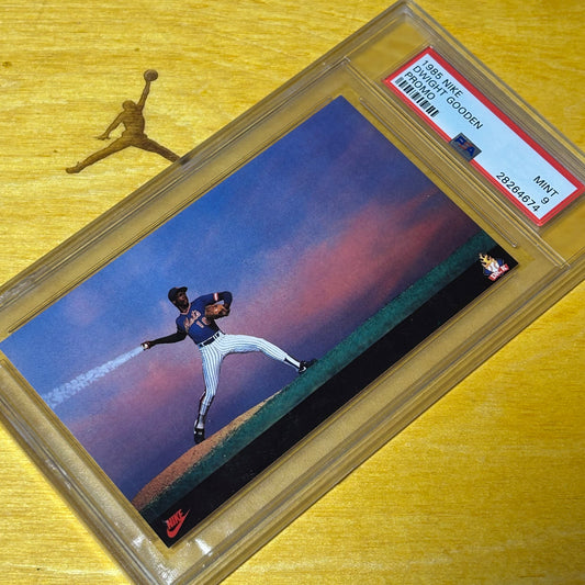 Original 1985 Dwight Gooden PSA 9 Promo Mini Poster