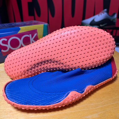 Deadstock Brand New Original 1990 Aqua Sock (Blue/Orange) Medium