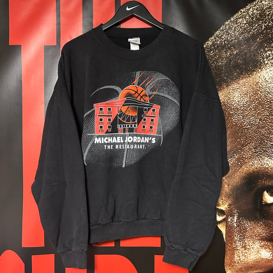 Rare Original Early 90s Michael Jordans Restaurant Crewneck