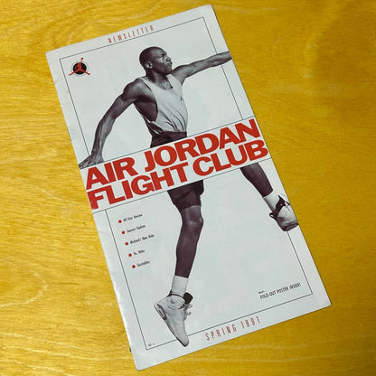 Rare Original Promotional Spring 1991 "Flight Club" MJ Newsletter