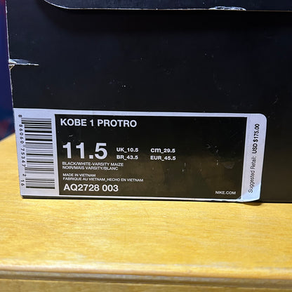 Sample 2018 Kobe 1 Protro Del Sol
