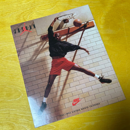 Rare Original MJ 1993-1994 Sixteen Month Calendar