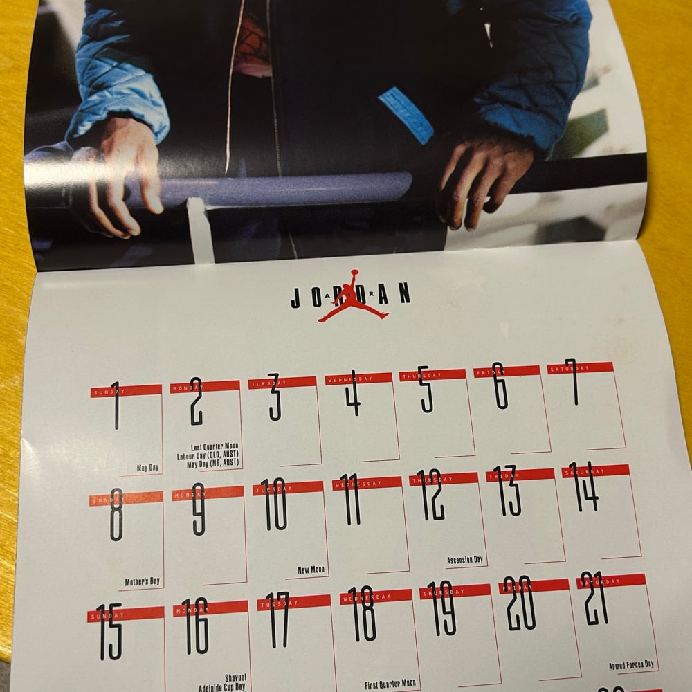 Rare Original MJ 1993-1994 Sixteen Month Calendar