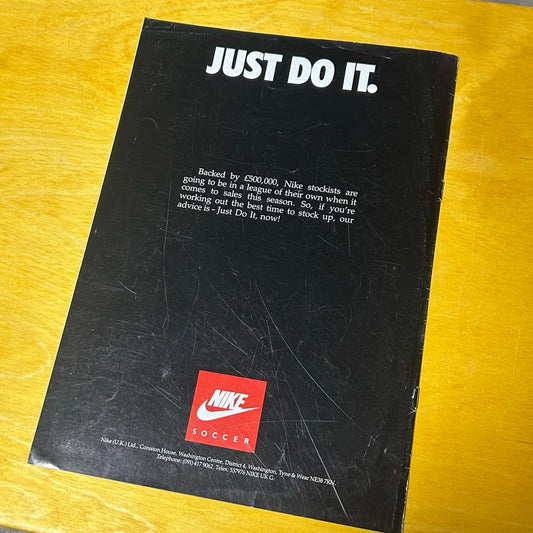 Rare Original Promotional Internal Soccer Pamphlet