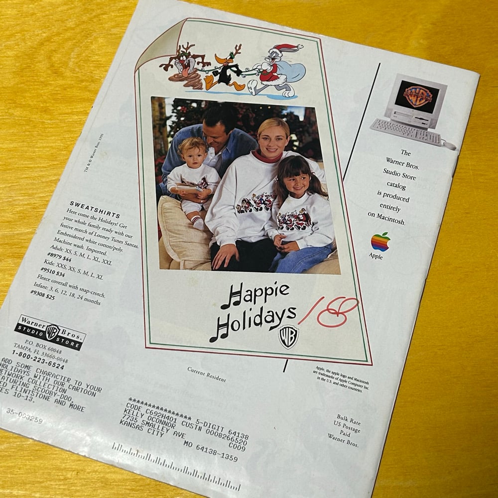 Rare Original 1996 "Space Jam" Warner Bros. Collection Magazine