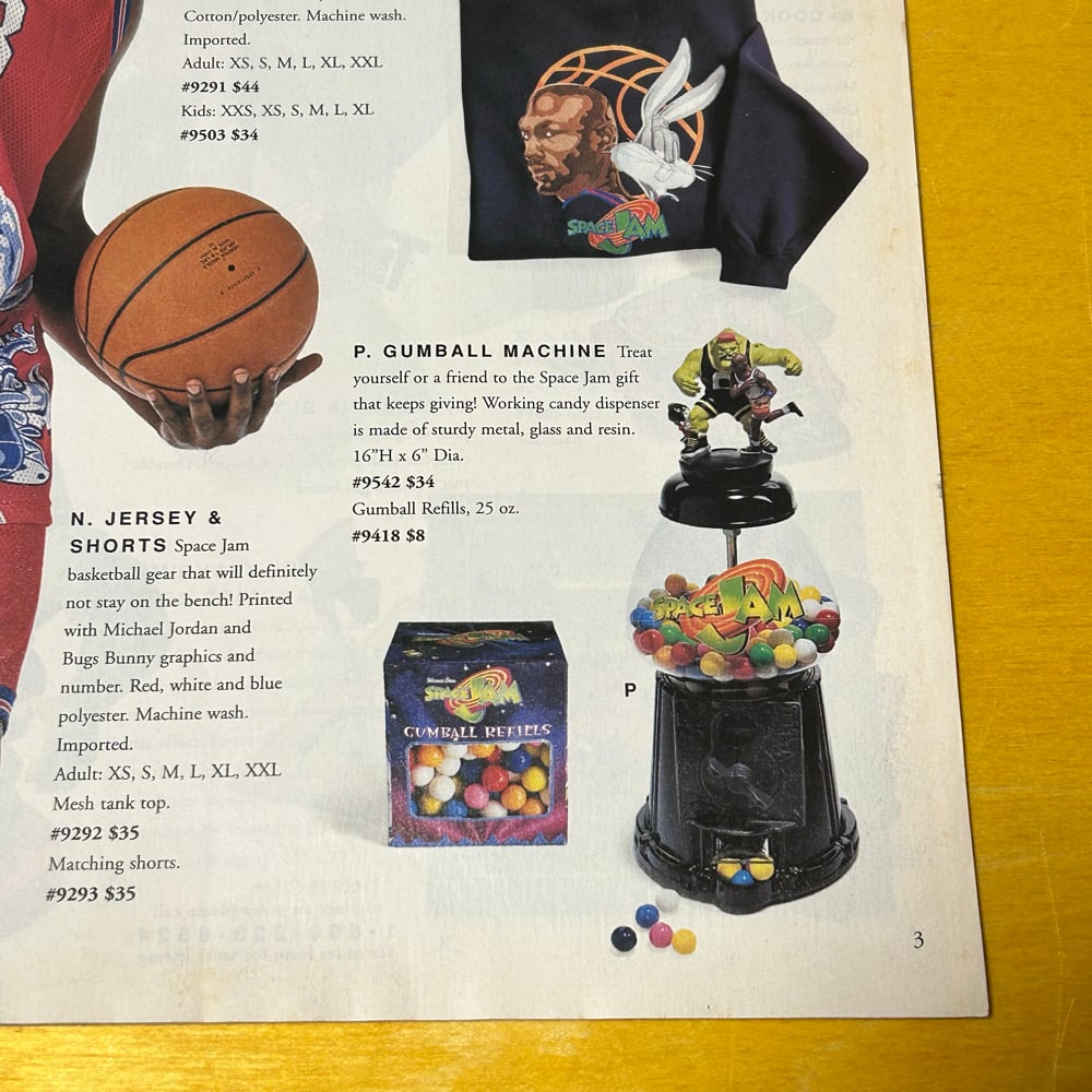 Rare Original 1996 "Space Jam" Warner Bros. Collection Magazine