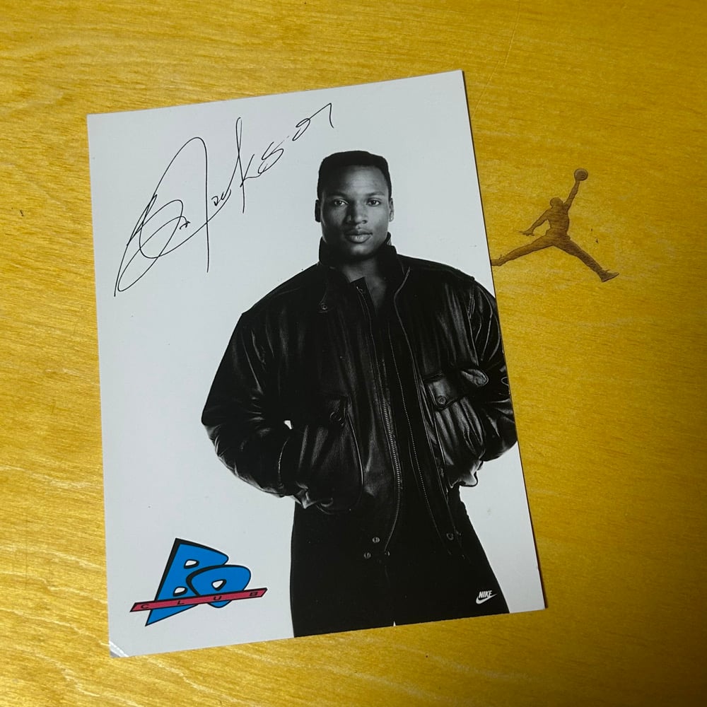 Original Early 90s Promotional "Bo Club" Bo Jackson Postcard