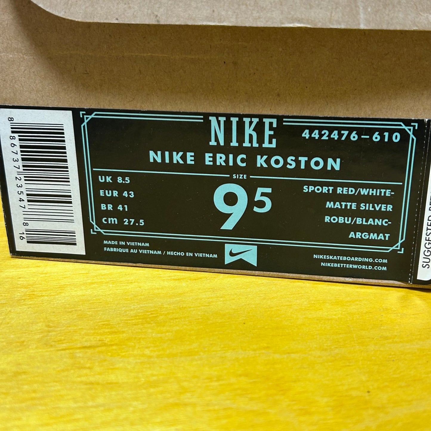 DS Brand New 2011 SB Koston 1 Sport Red