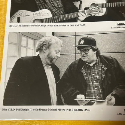 Promotional Phil Knight Michael Moore Photo
