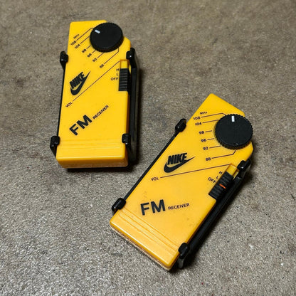 Rare Original 1980s (Set of Two) Promotional FM Radios