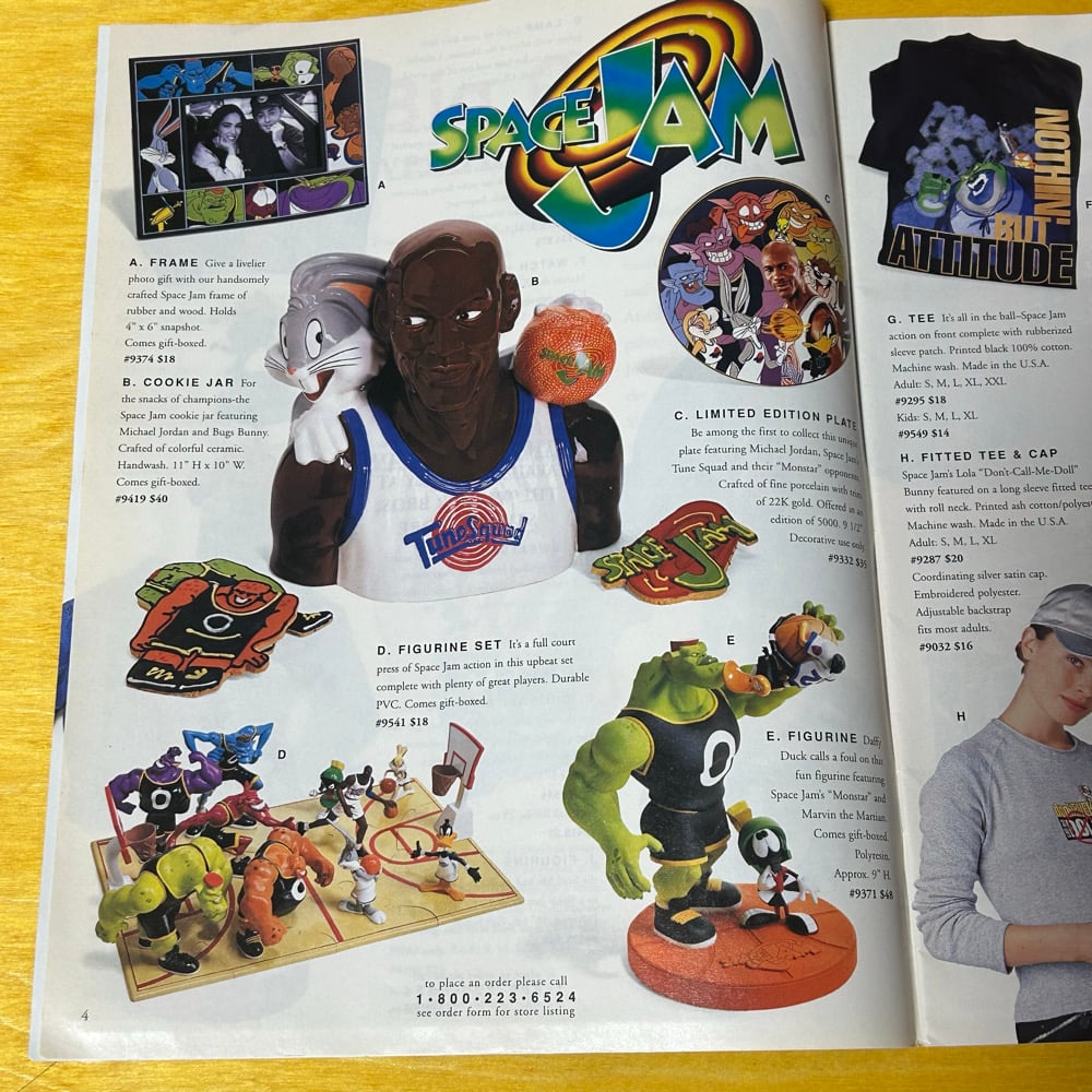 Original Promotional 1996 Warner Bros. Store Catalog