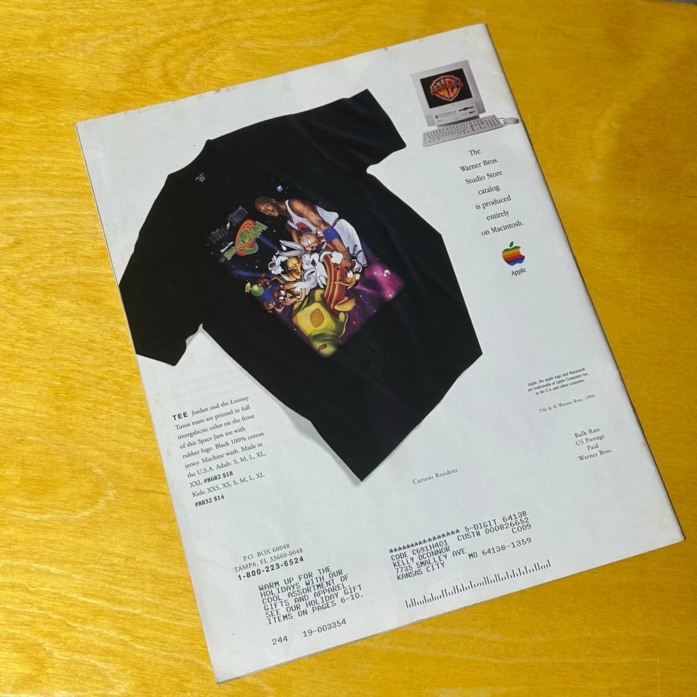 Original Promotional 1996 Warner Bros. Store Catalog
