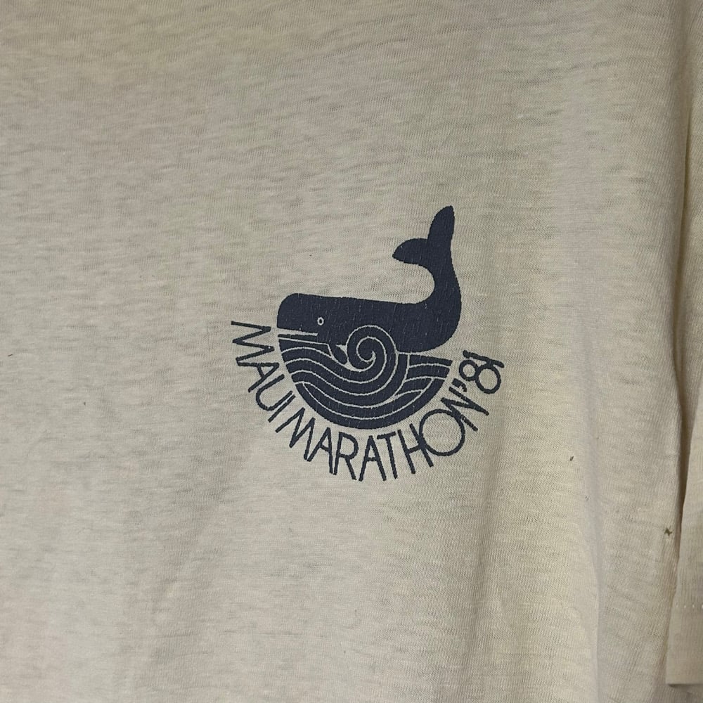 Rare Original 1981 Promotional "Maui Marathon" Tee