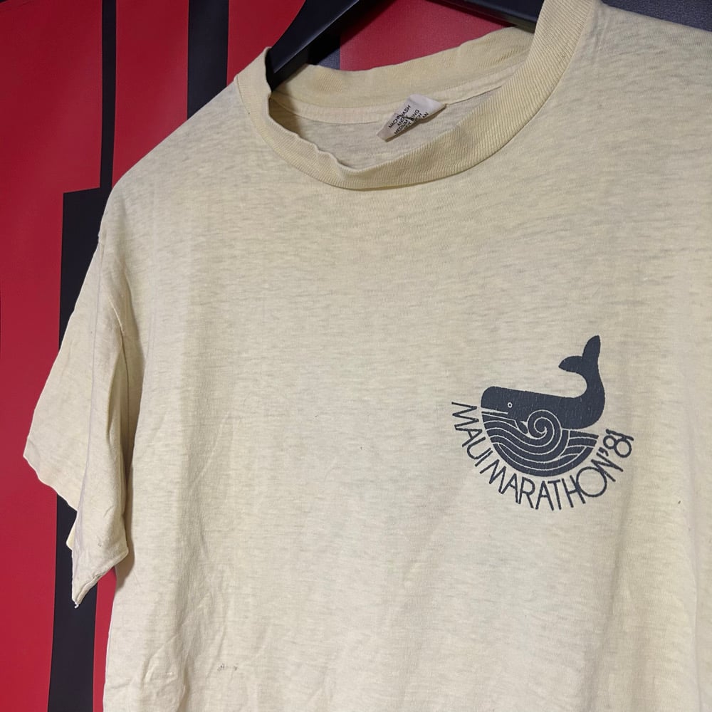 Rare Original 1981 Promotional "Maui Marathon" Tee