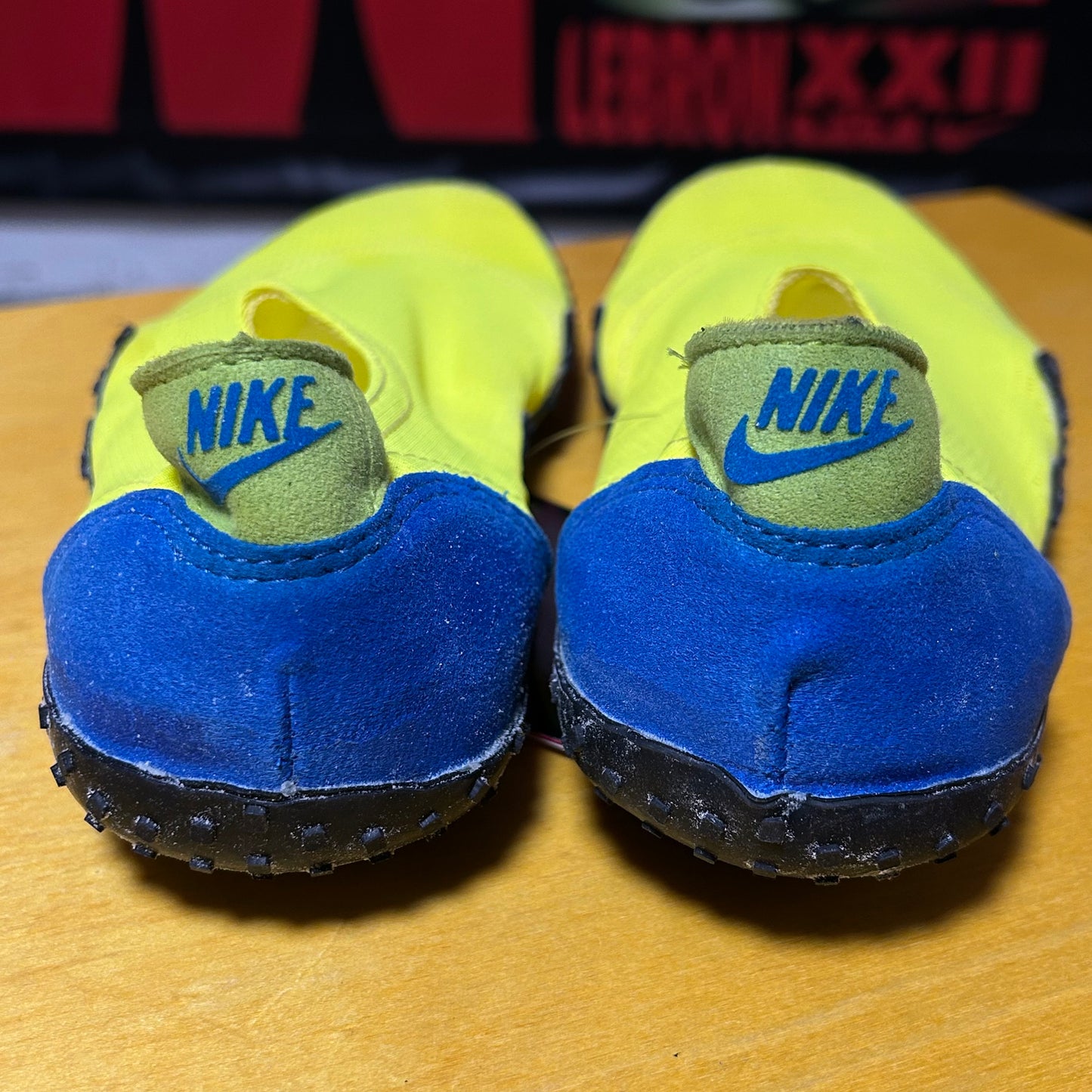 Deadstock Original Brand New 1990 Aqua Sock (Neon) Large