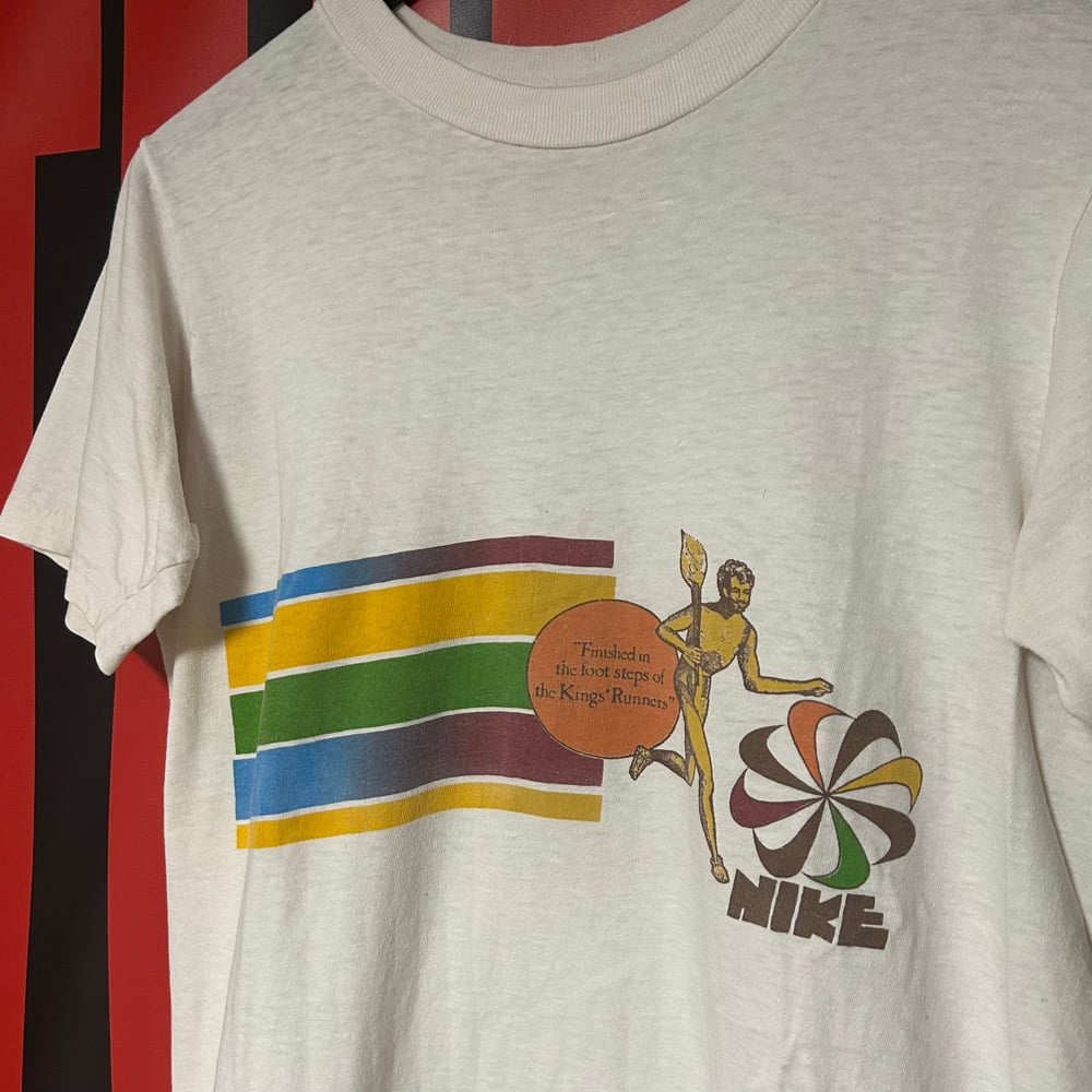 Grail Original 1970s "Pinwheel" Honolulu Marathon Tee