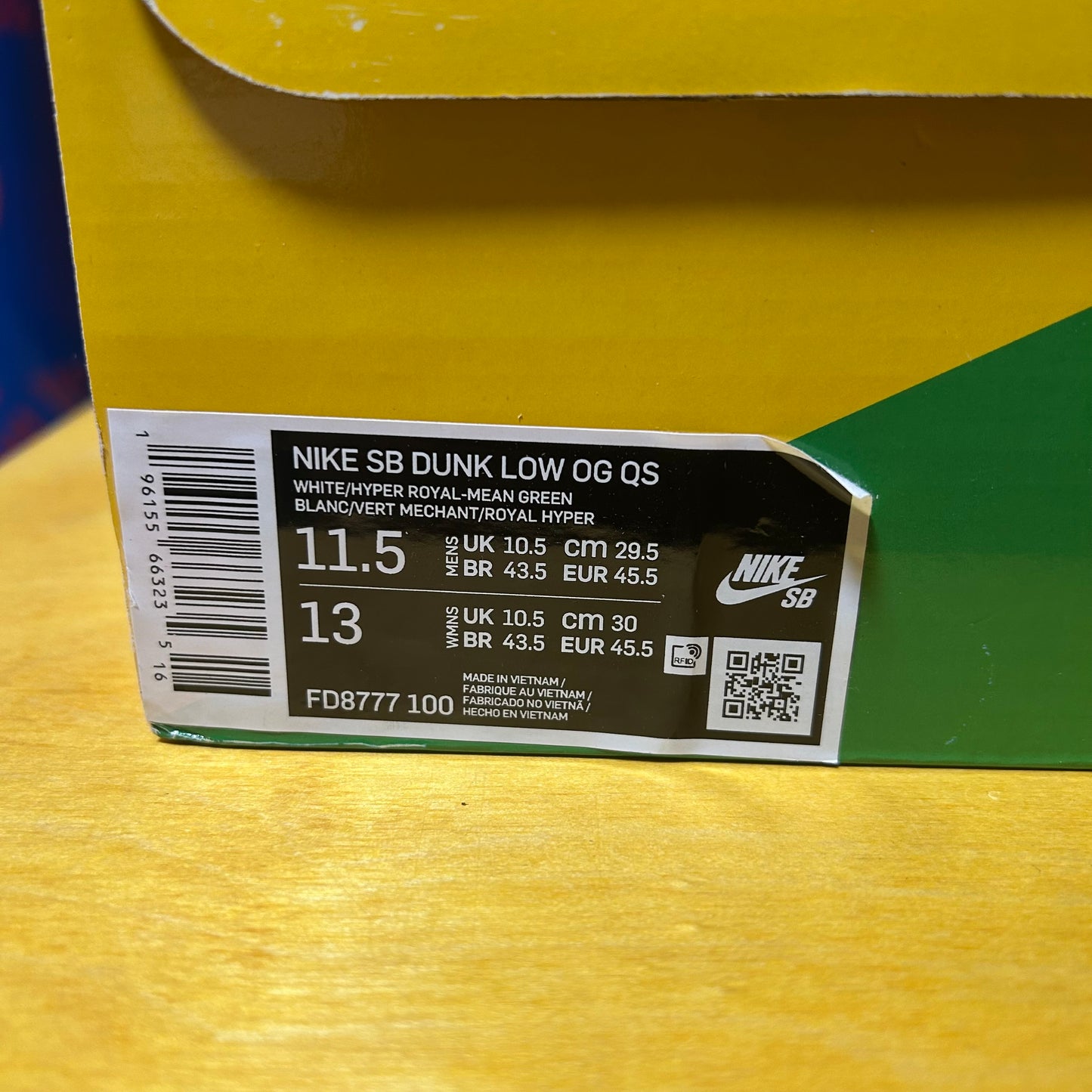 2022 SB Dunk Low "eBay" Sandy Bodecker