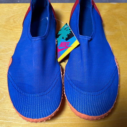 Deadstock Brand New Original 1990 Aqua Sock (Blue/Orange) XL