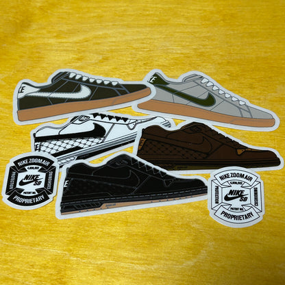 Rare Original Promotional Air Proprietary SB Sticker Set