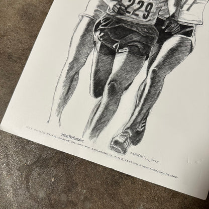 Rare 2004 Promotional Anniversary Prefontaine Print
