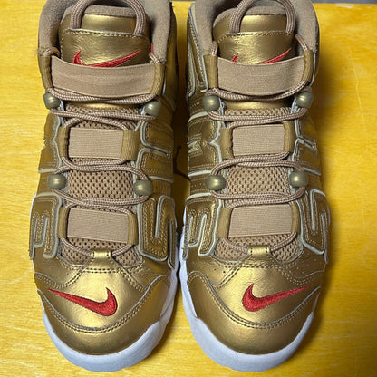 2017 Supreme Collaboration Uptempo Gold