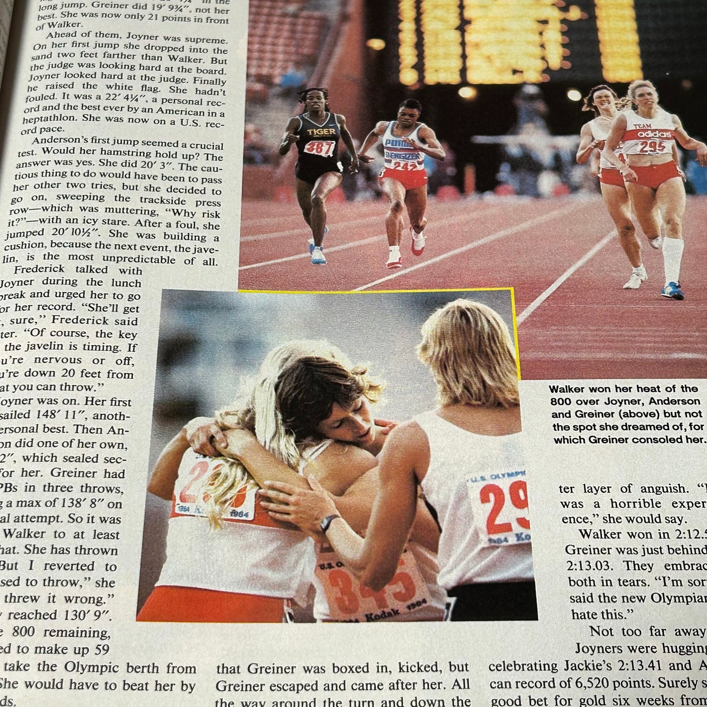 Original June 1984 Sports Illustrated Santa Monica Track Issue