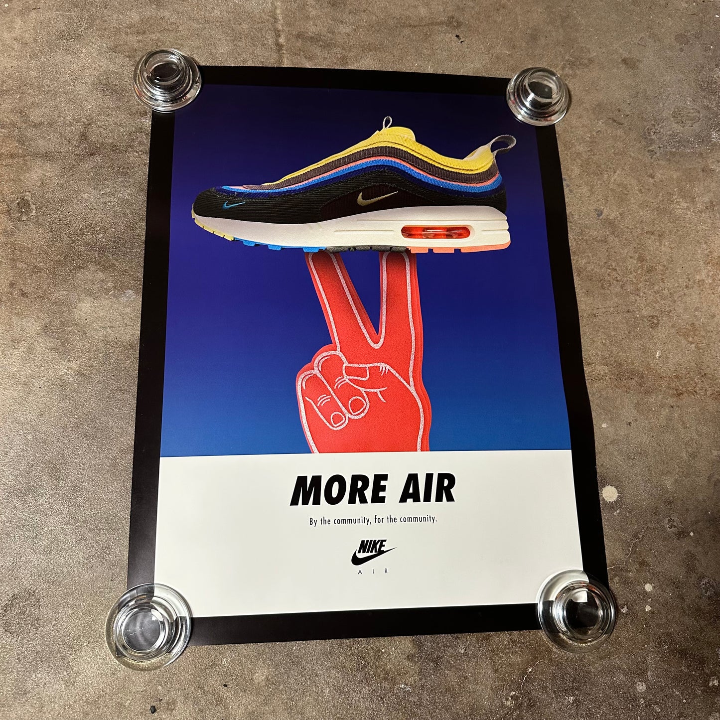 Rare Promotional 2017 More Air Sean 97/1 Poster