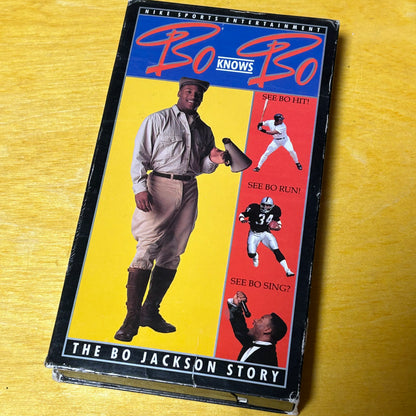 Original 1991 Promotional Bo Jackson Marketing VHS