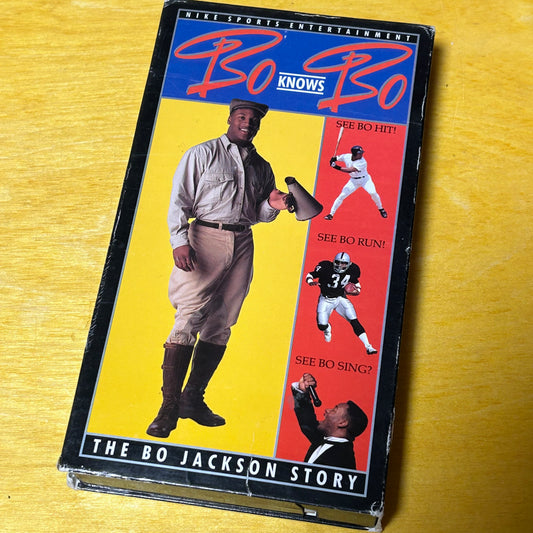 Original 1991 Promotional Bo Jackson Marketing VHS