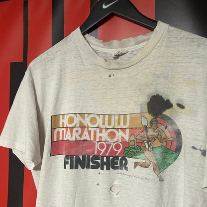 Rare Original 1979 Honolulu Marathon Tee