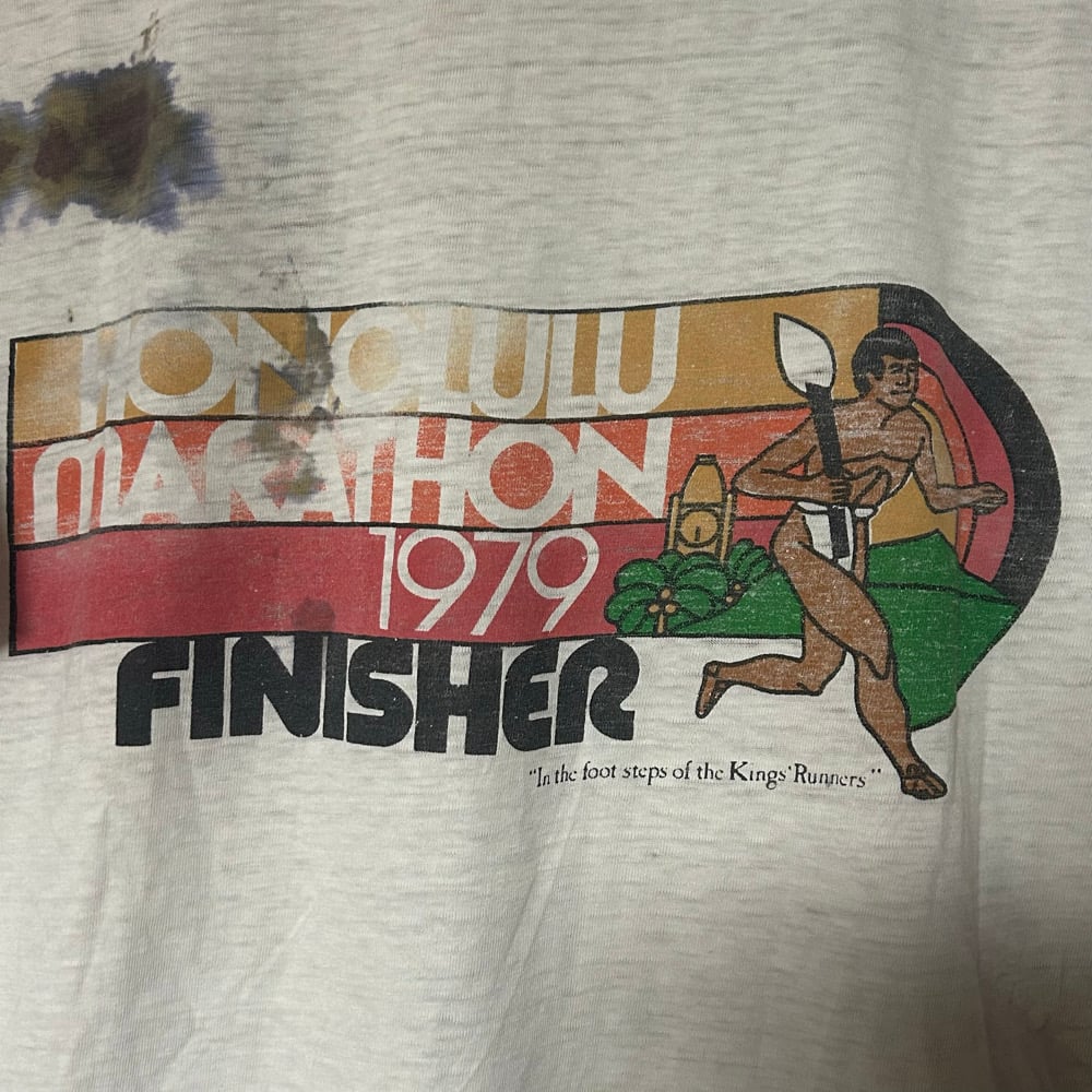 Rare Original 1979 Honolulu Marathon Tee