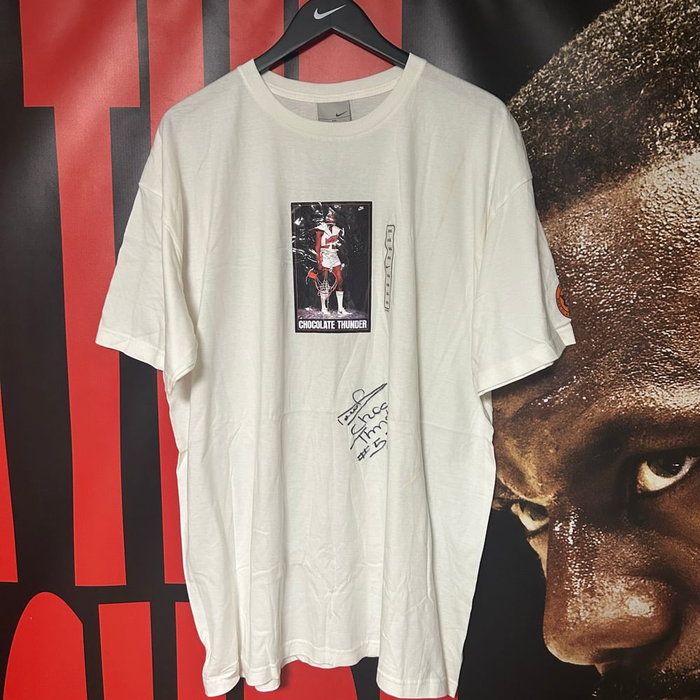 Rare Original 2005 Signed Darryl Dawkins Heritage Collection Tee